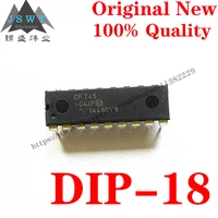 10100 pcs cf745 04p dip 18 semiconductor rom based 8 bit cmos microcontroller ic chip for module arduino free shipping cf745