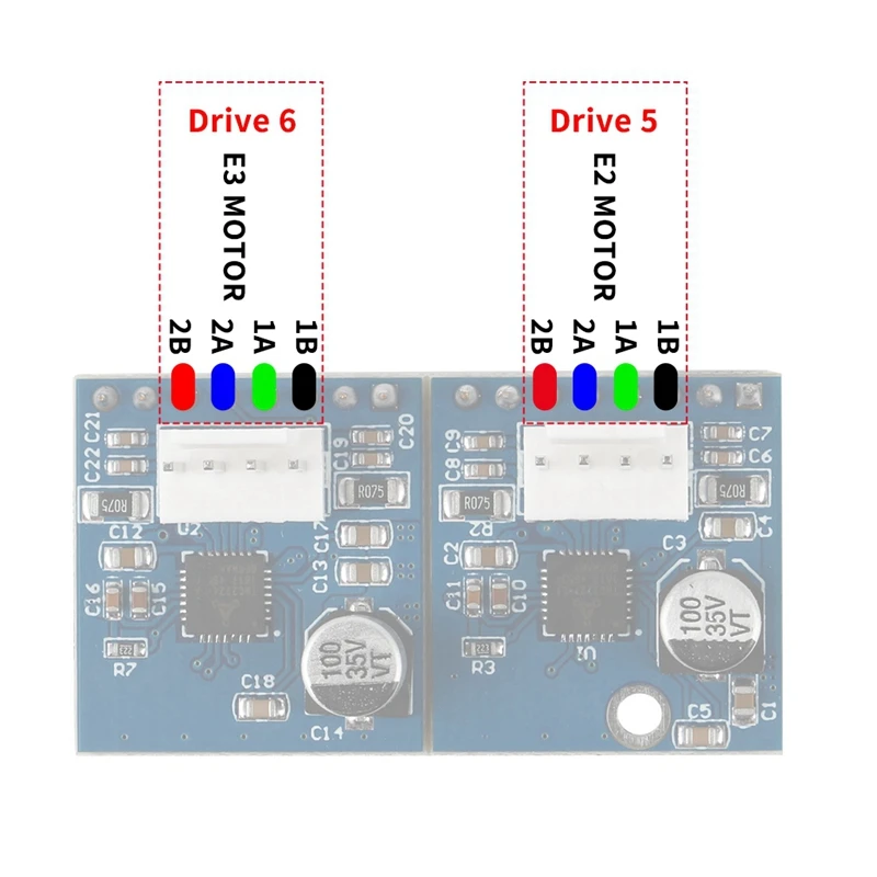 Duet 2 Maestro двухшаговый модуль расширения канала с шаговыми драйверами TMC2224 до