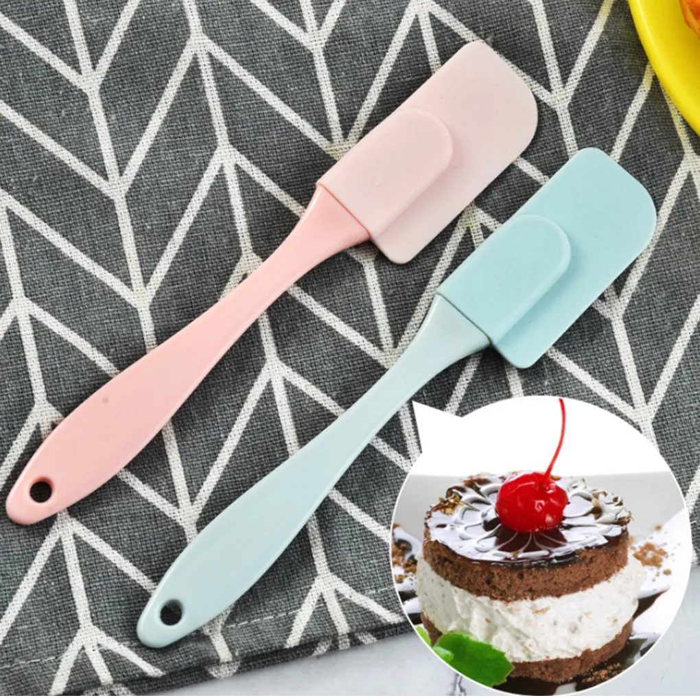 

3Pcs Silicone Cream Scraper DIY Bread Cake Butter Spatula Mixer Oil Brush Kitchen Baking Tool
