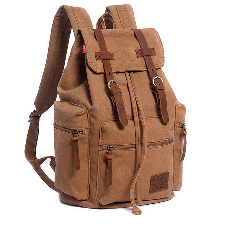 New 2019 Fashion Men Women Backpack Vintage Canvas School Travel Sports Bags Large Capacity Laptop backpack Computer Rucksack | Багаж и