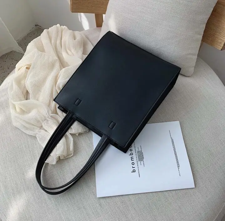 JJDXBPPDD модная Маленькая женская кожаная повседневная сумка тоут однотонная