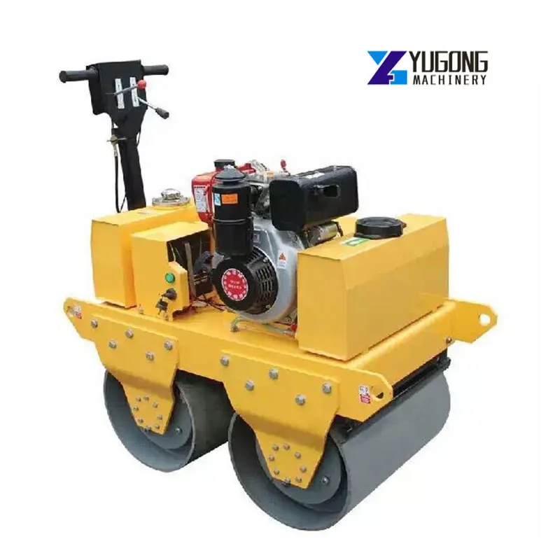 

China Popular Vibration New Full Hydraulic Double Drum Vibratory Road Roller Machine Price