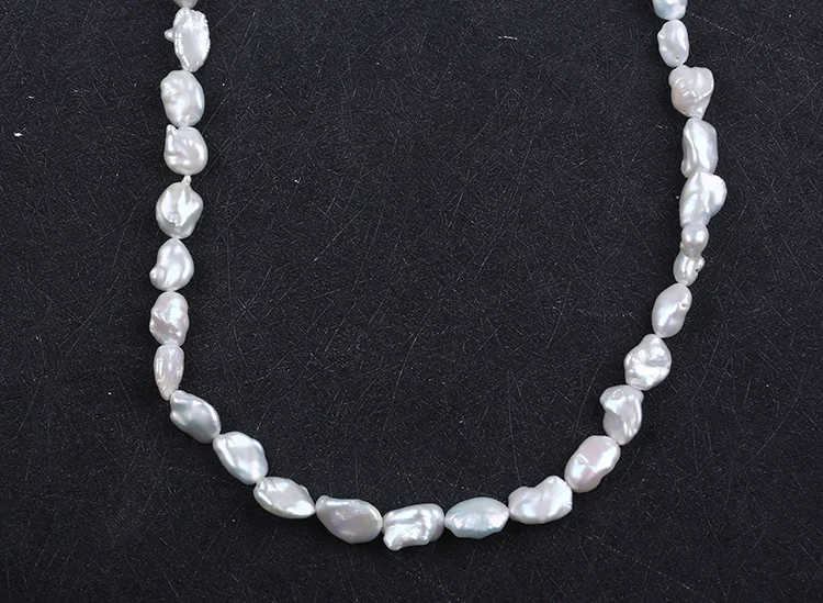 

APDGG Cultured Irregular Shape Freshwater Pearls Strand Beads Strand String women lady jewelry DIY