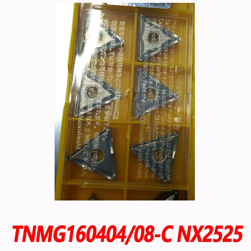 

100% Original TNMG TNMG160404-C NX2525 TNMG160408 10pcs CNC lathe Insertion Carbide Insert Imported From Japan Quality Assurance