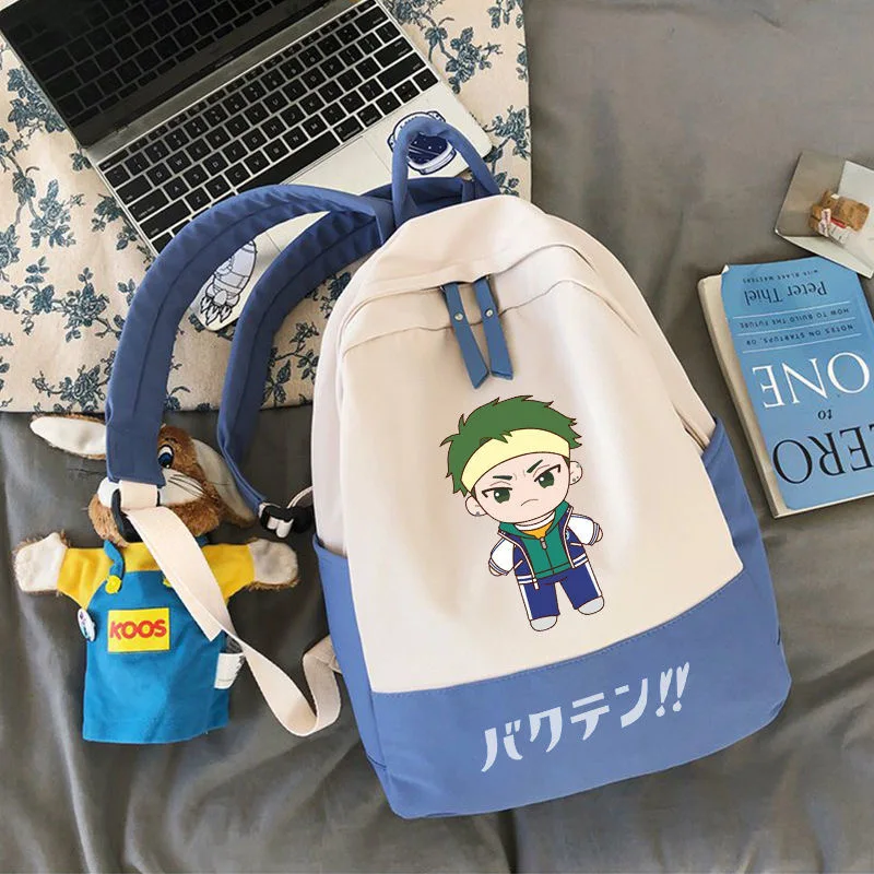 

Bakuten Backflip!! Anime Shoutarou Futaba Ryouya Misato School Bag Printing Cartoon Student Backpack High capacityatchel