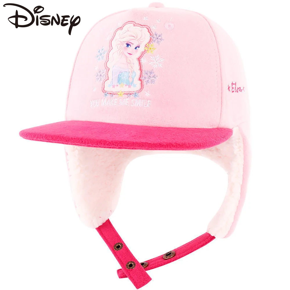 

Детская плюшевая хлопковая бейсболка Disney для мальчиков и девочек, новинка, Осень-зима, теплые детские наушники с защитой от холода, складная...
