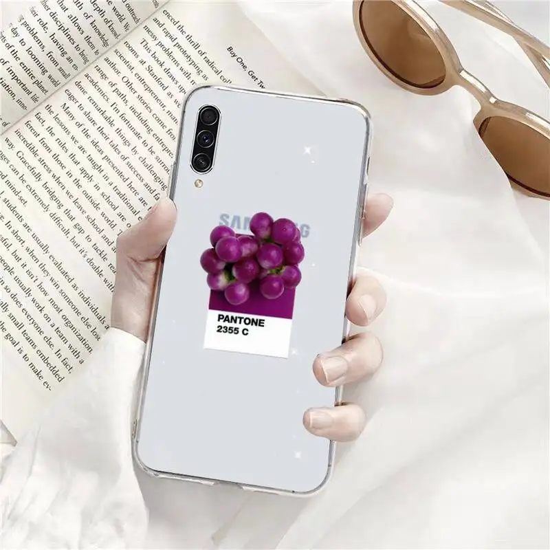 

Fundas strawberry orange Phone Case Transparent for Samsung s9 s10 s20 Huawei honor P20 P30 P40 xiaomi note mi 8 9 pro lite plus