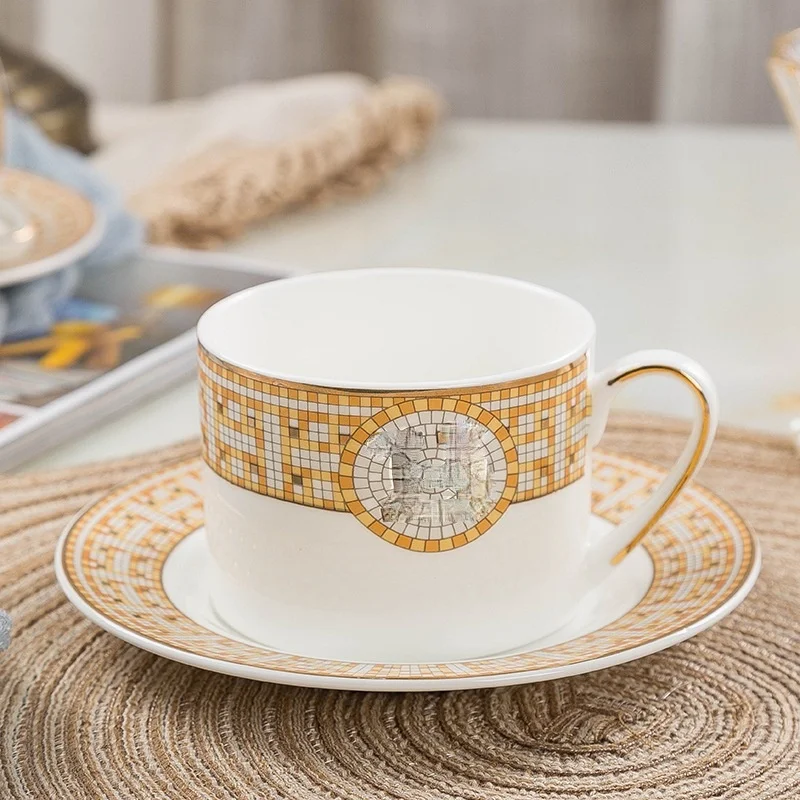 

Coffee set 15 head bone china coffee cup creative Jingdezhen coffee pot European simple