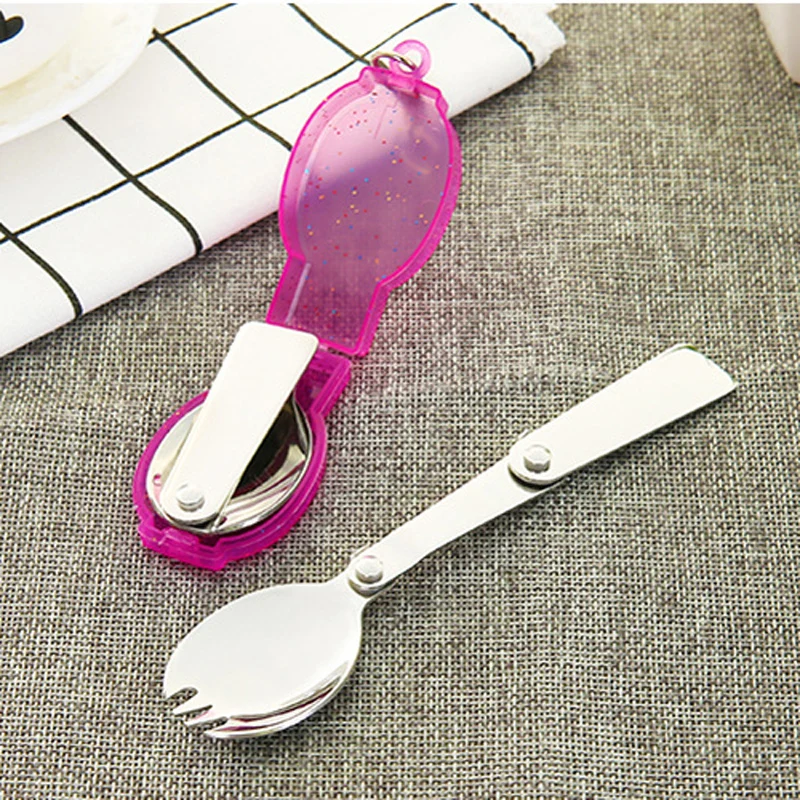 Уличная посуда Складная Ложка Вилка Spork для кемпинга туризма пикника на открытом