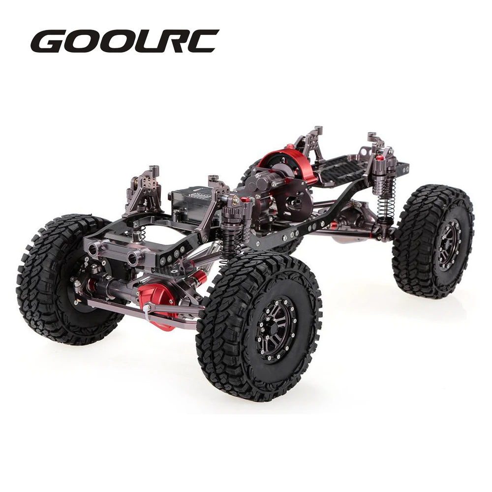 RC гоночный CNC Алюминиевый металлический и карбоновый каркас для радиоуправляемого автомобиля 1/10 осевой SCX10 шасси 313 мм Колесная база автомобиль гусеничный Автомобили Запчасти