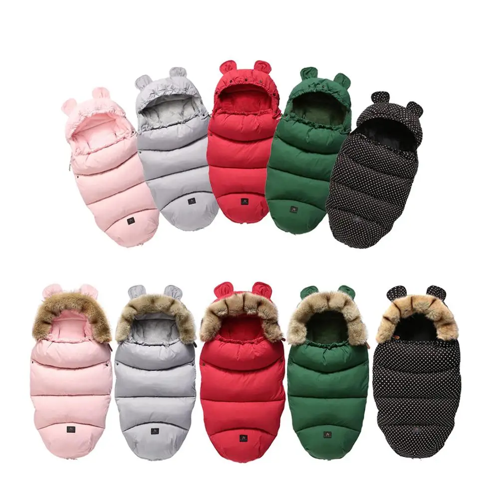 

Baby stroller winter thick sleeping bag baby leg cover windshield winter windproof fleece warmth soft sleeping bag