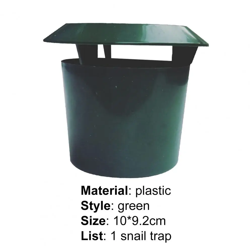 

Snail Cage Simple Structure Effective Plastic Easy to Use Insect Catcher for Garden