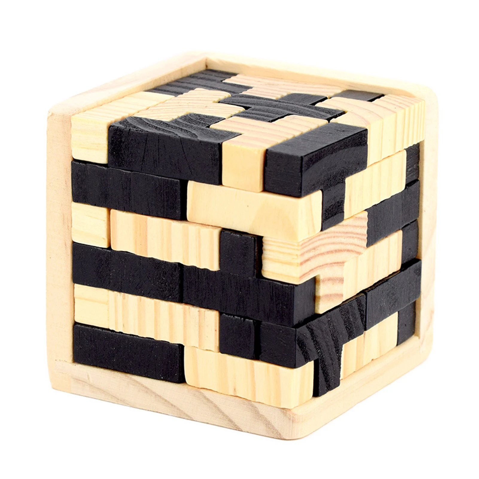 

54Pcs Wooden T Shape 3D Puzzles Building Blocks Luban Lock Kids Educational Toys for Children Gifts