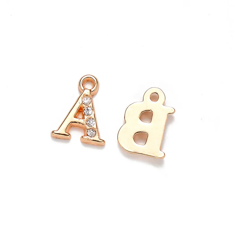 

Sansango 26pcs Fashion A-Z 26 Letter Crystal Earring Charms Alphabet Bracelet Necklace Pendant Exquisite Jewelry Findings