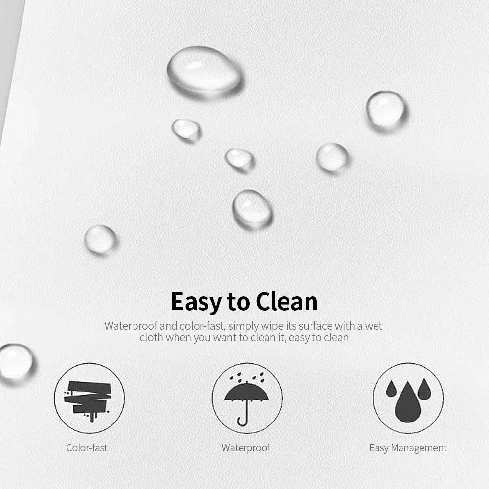 

Double-Sided Mouse Pad Eco-friendly Cork PU Leather Desk Mat Waterproof Dustproof Mouse Mat for Home Office Game