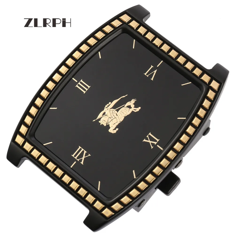 

Ремень ZLRPH мужской с металлической автоматической пряжкой, дизайнерский аксессуар для одежды, роскошный модный пояс