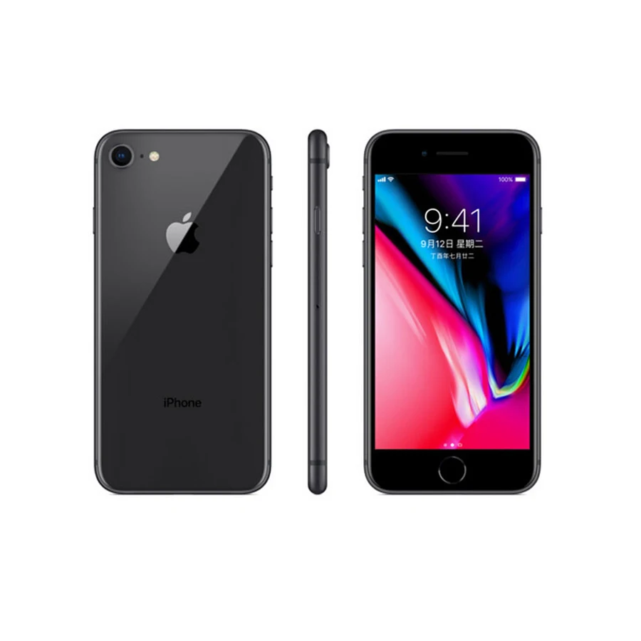 

Original Apple iPhone 8 Mobile Phones Used Unlocked Smartphones Hexa Core iOS 64/256GB With/NO Touth ID Cell Phones 12MP 4G LTE