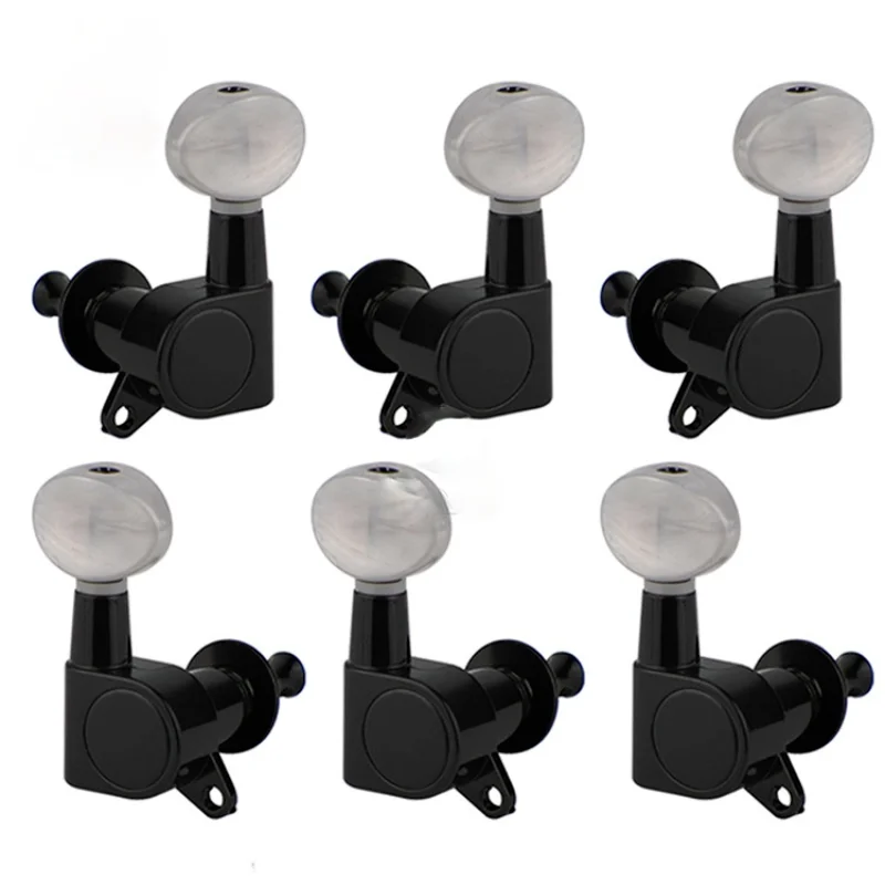 

1set 3R 3L Sealed Guitar Tuning Pegs Machine Heads Knobs Tuner for Acoustic or Electric Guitar Tuning Keys No Cheap Accessories