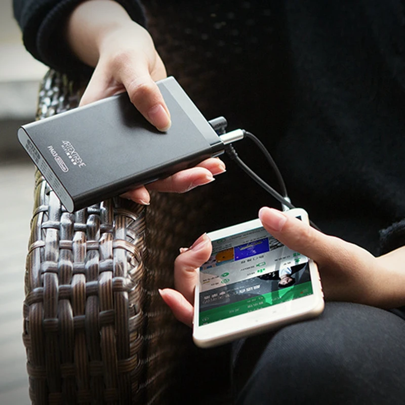 

ARTEXTREME PA03 Headphone Amplifier 130MW Dual-Chip HIFI Headphone Audio Amplifier with Mobile Power Supply for Phones