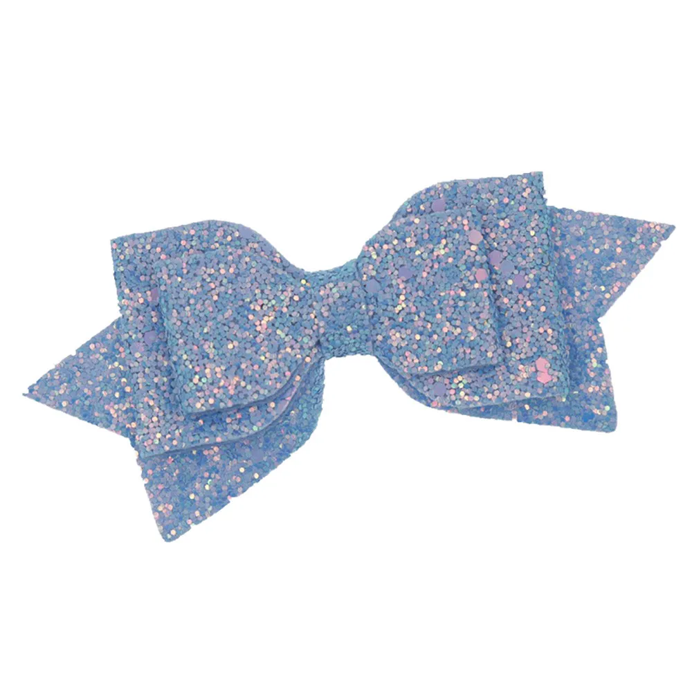 Модная женская заколка в виде бантика аксессуары для волос головной убор блесток