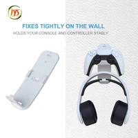 universal game controller holder remote wall mount bracket with headset hanger storage stand for ps5 series x one