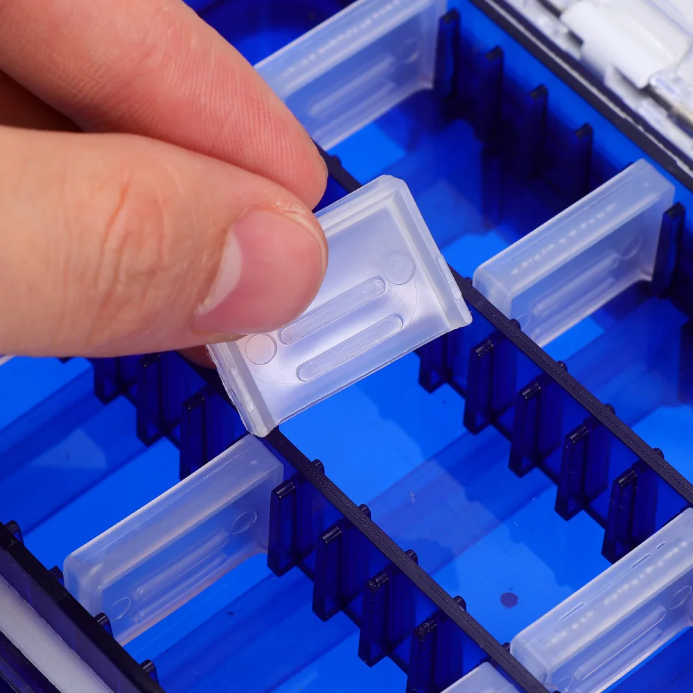 Двухслойная водонепроницаемая рыболовная снасть коробка приманка крючок Ящик