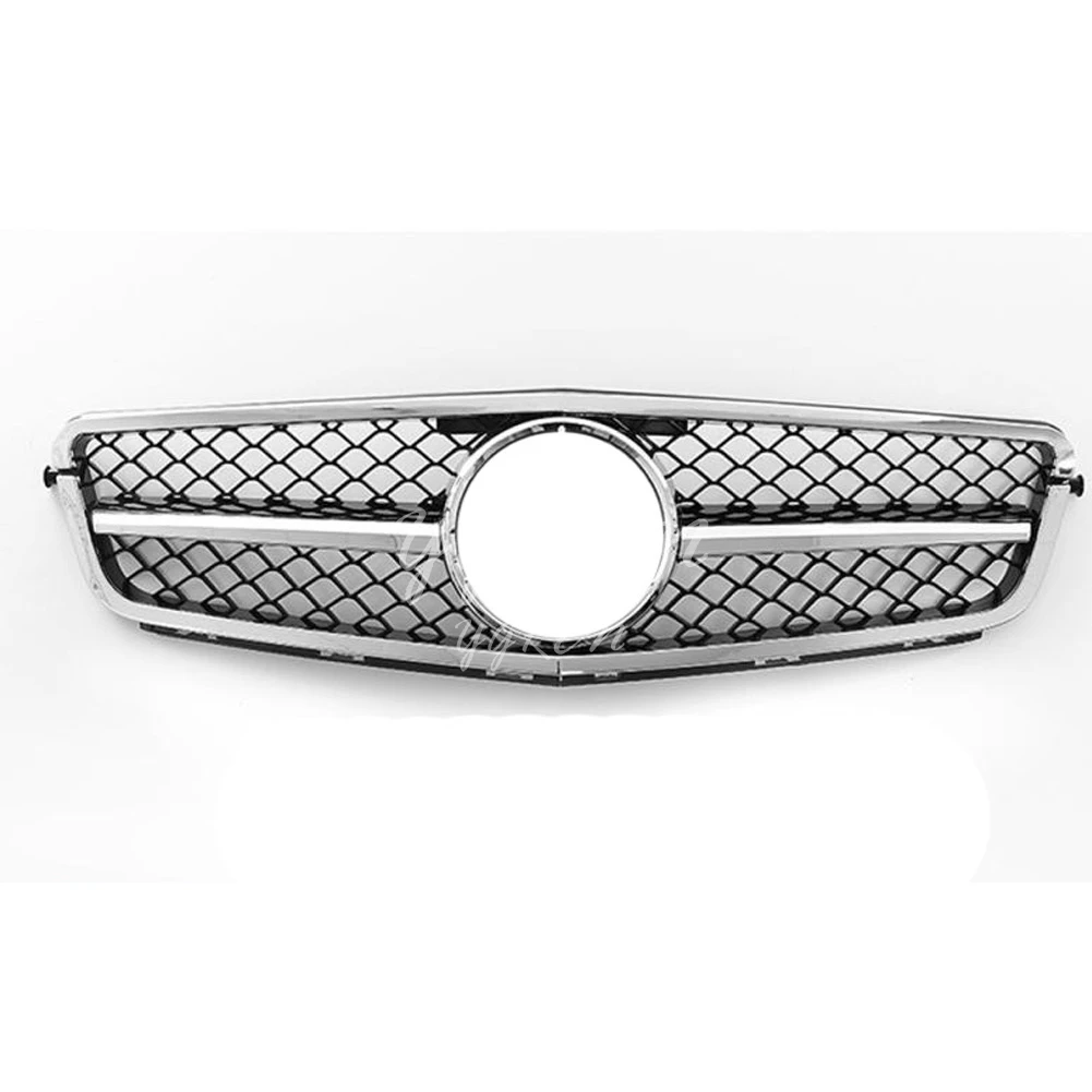 Подходит для Mercedes Benz C Class W204 2008 2009 2010 2011 2012 2013 2014 Передняя решетка AMG хром и