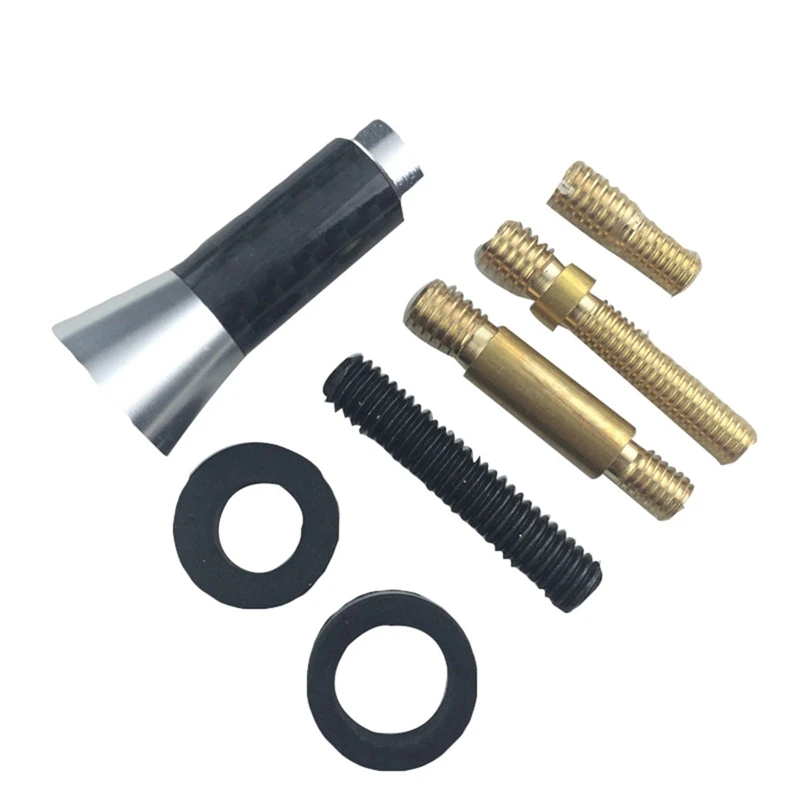 Universal Car Radio Antenna 3.5CM Auto FM Short Roof Aerial Carbon Fiber External Aerials Decoration Accessories | Автомобили и