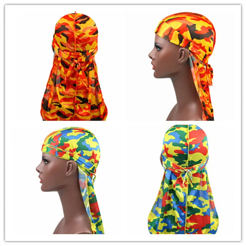 Мужская мягкая шелковистая повязка на голову с принтом тюрбана подарок день