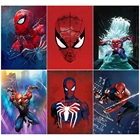 5D алмазная живопись сделай сам, Marvel, Мстители, искусство, вышивка, полная квадратная вышивка крестиком, семейный Декор, подарки