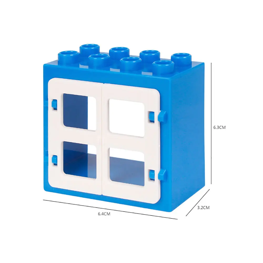 Крупные частицы Большие размеры строительные блоки аксессуары плинтусы двери