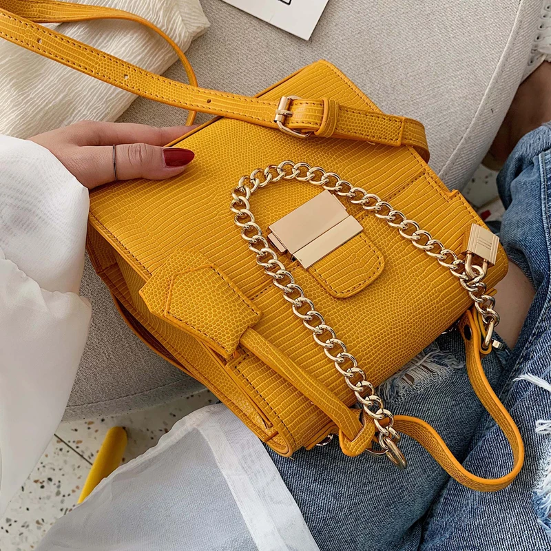 Элегантная женская сумка с узором крокодиловая кожа 2019 новая качественная