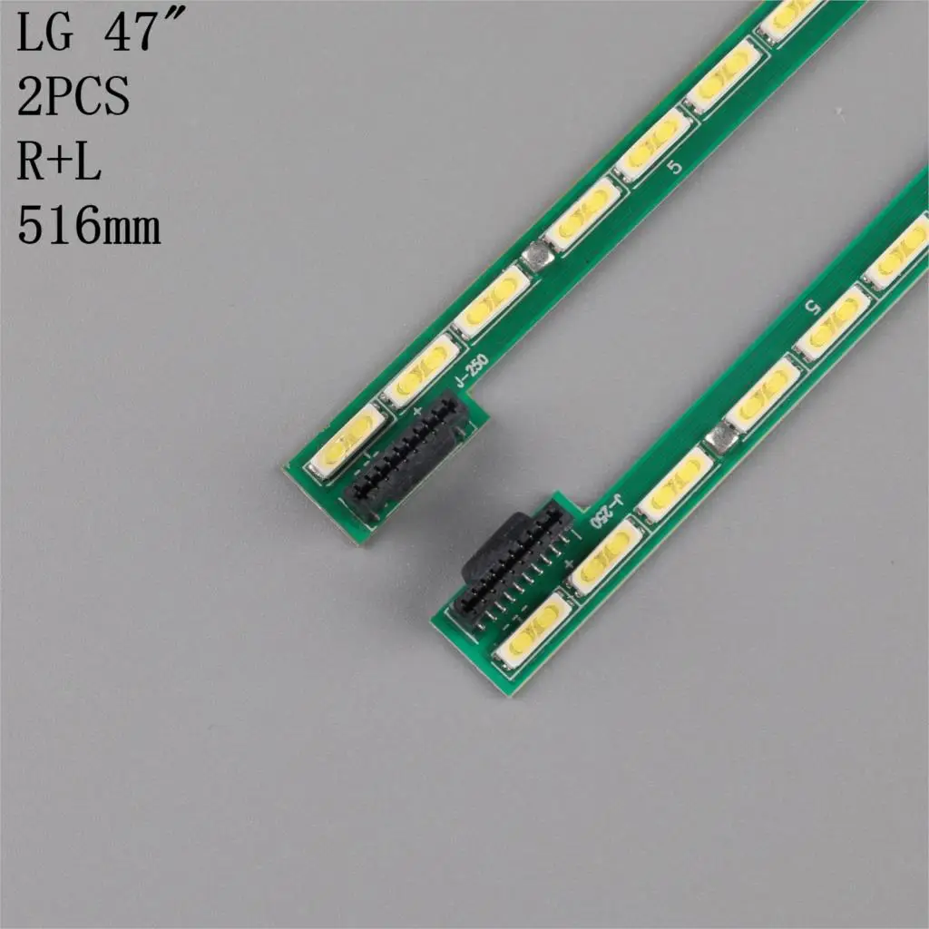 New 2 PCS/lot LED backlight strip 6922L-0071A 6916L1179B 6920L-0001C 63 LEDs 518mm for 47