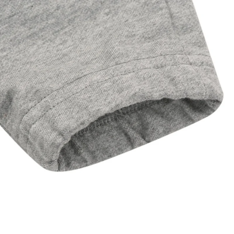 Осенние однотонные хлопковые длинные штаны с принтом для маленьких мальчиков