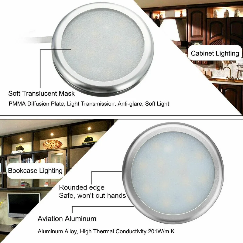 6 шт. 12 в автомобильный Кемпер фургон RV Внутреннее освещение 21 светодиодный
