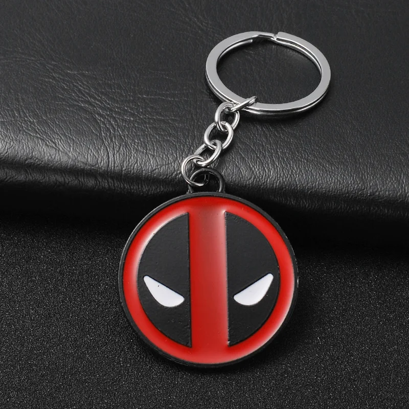 4 стиля брелок Дэдпул металлический автомобильный мужские брелки для ключей marvel