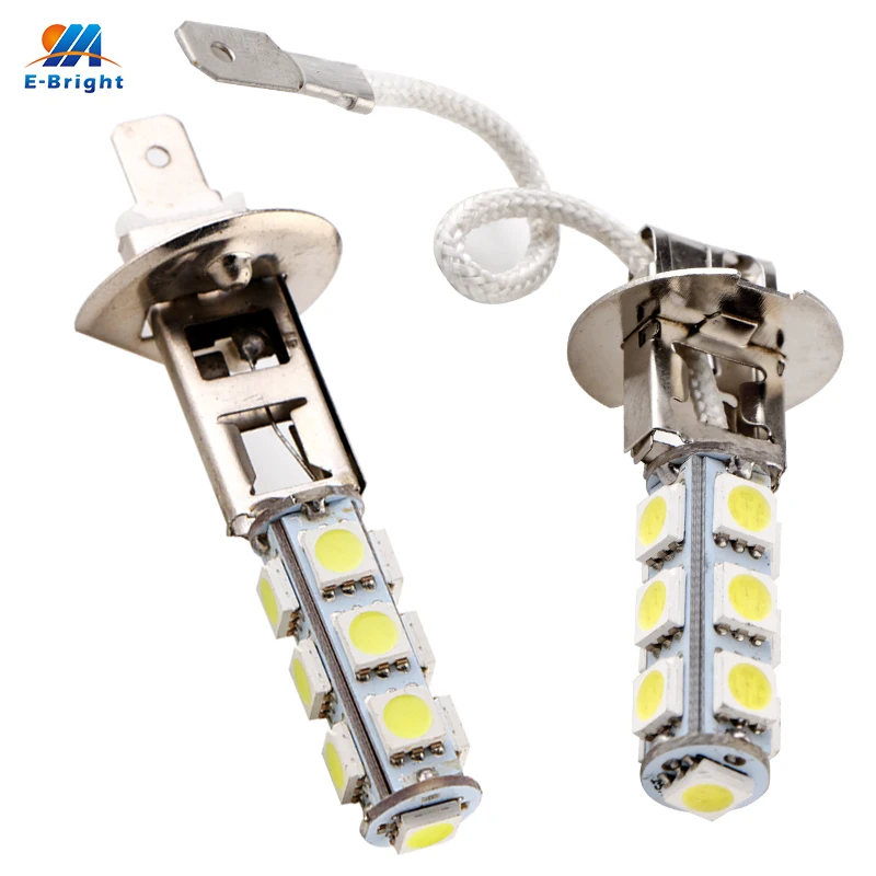 YM E Bright 2 шт./лот H1 H3 5050 13 SMD leds Автомобильные противотуманные фары светодиодные