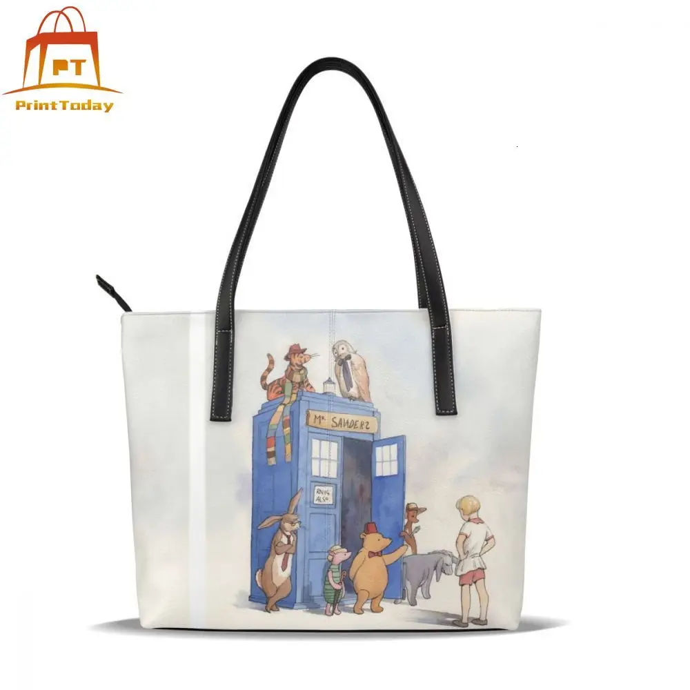 Сумка с совой сумки верхними ручками тренд высокое качество кожаная сумка тоут