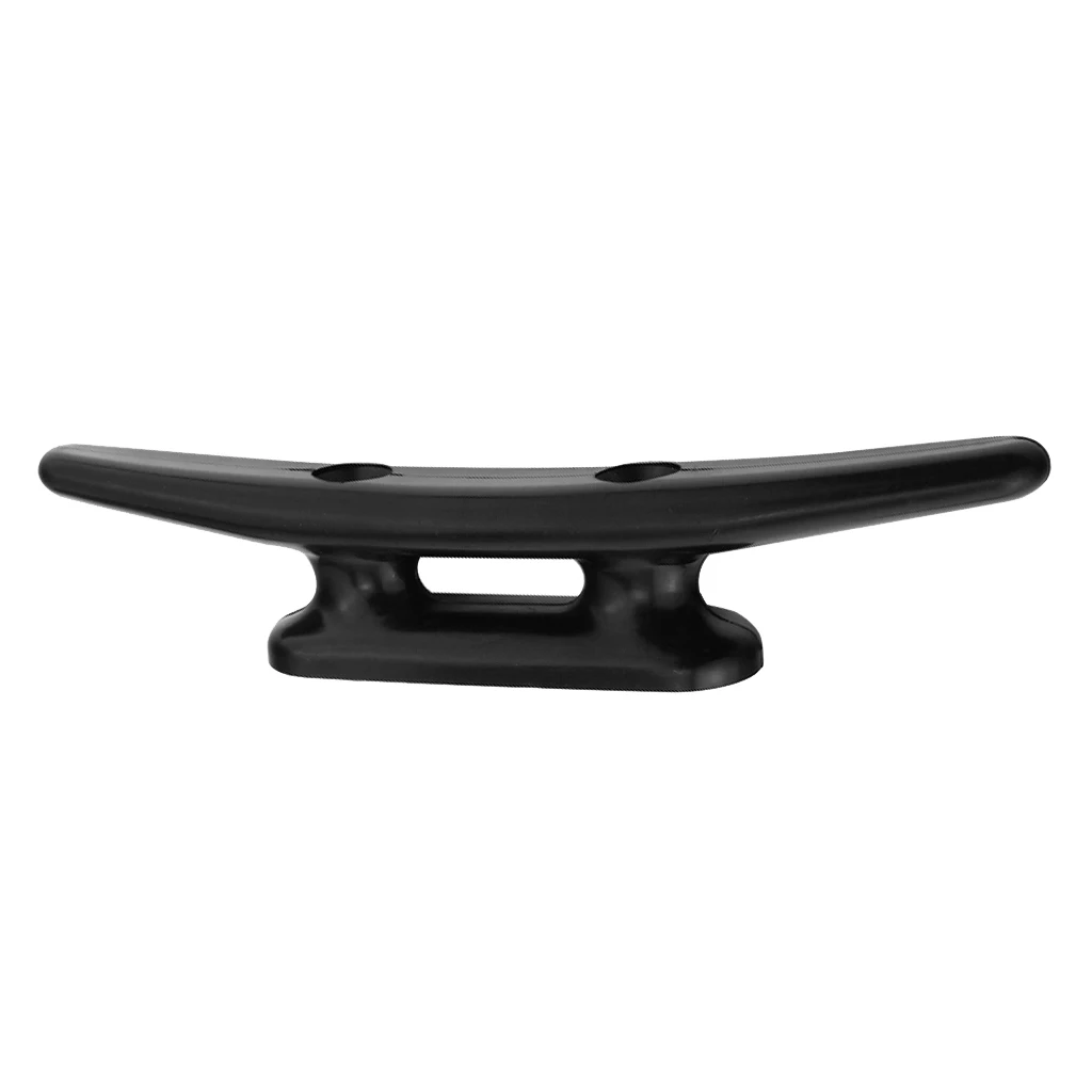 

Boat Cleat 4" Black Nylon Open Base Deck Cabin Marine Hardware