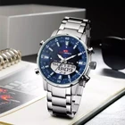 Часы KAI-WATCH мужские наручные кварцевые, брендовые водонепроницаемые спортивные цифровые светодиодные стальные в стиле милитари