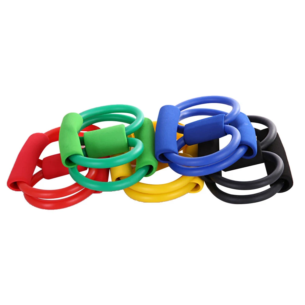 8 Форма эластичных лент на тренажерного зала для тренировок йоги с эластичным