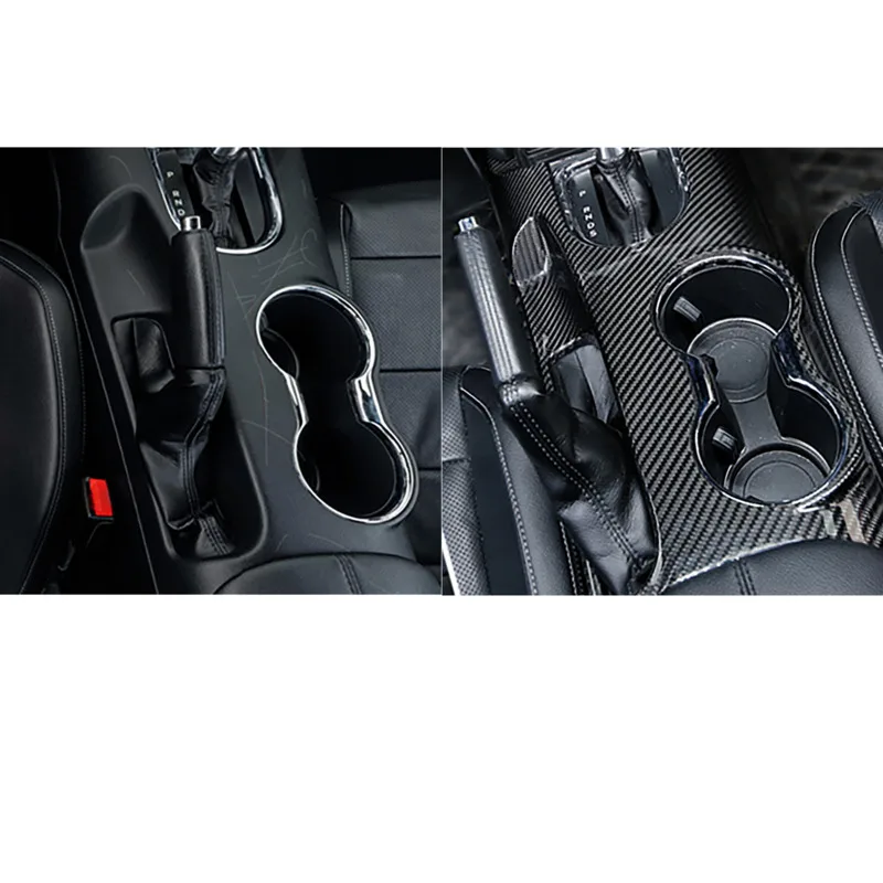

Fit For Ford Mustang(2015-2017) Real carbon fiber control shift position panel decoration cover car interior modification