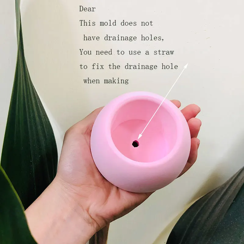 Форма силиконовая для бетона форма алмазного горшка круглая дизайнерские формы