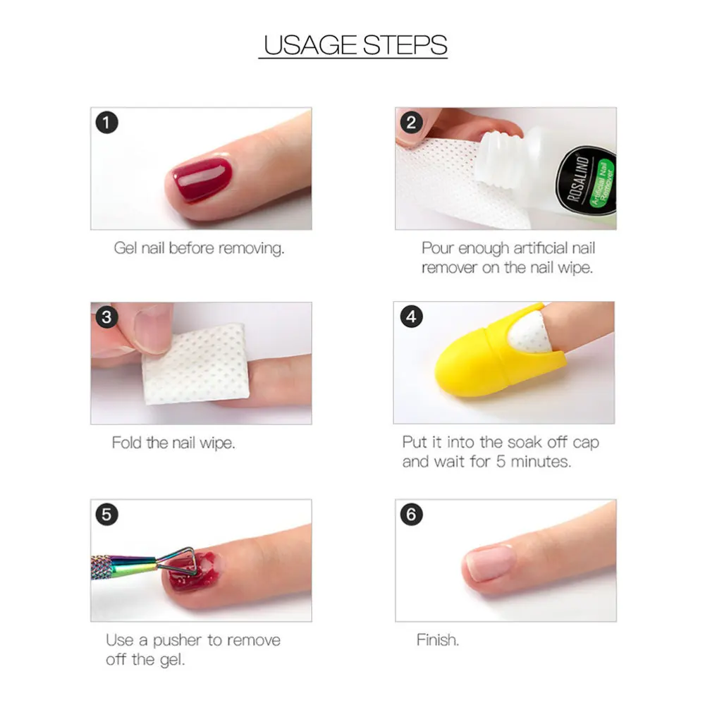 

200pcs Nail Polish Remover Wipes Soft Lint Free Nail Wipes Nail Polish Remover