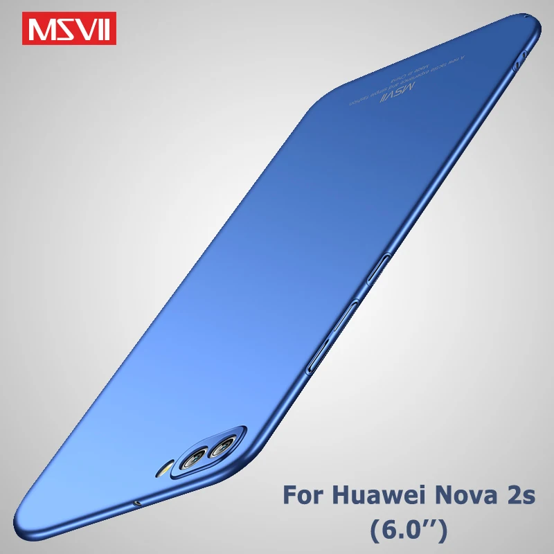 Чехол для Nova 2 тонкий матовый чехол Msvii Huawei S I жесткий из поликарбоната 2i чехлы