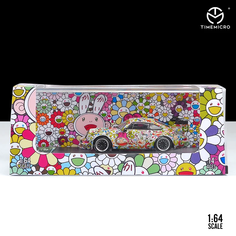 

Pre-Order Time Micro 1/64 Porsche RWB 964 Alloy Diecast Model Car Collection Display Metal Sun Flower Version