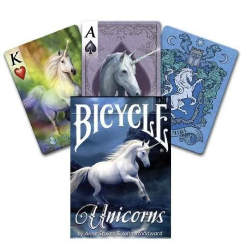 

Bicycle Anne Stokes Unicorns Playing Cards Fantasy Art Deck Poker USPCC Limited Edition Magic Card Games Magic Tricks Props