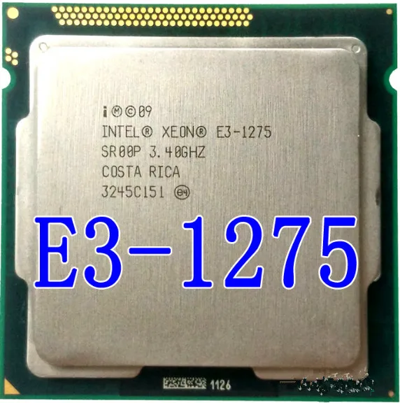 Процессор Intel Xeon четырехъядерный процессор E3 1275 e3 LGA1155 для настольного ПК
