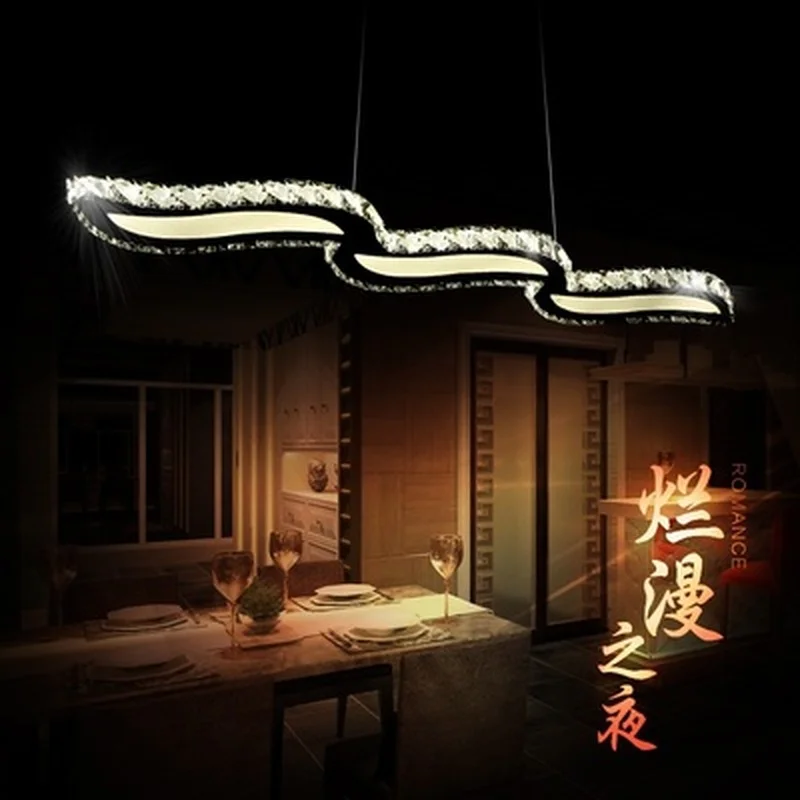 Новое поступление хрустальные светодиодные подвесные светильники K9 с