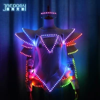 led stage clothes luminous costume robot suits led clothing light suits led costume for dance performance wear